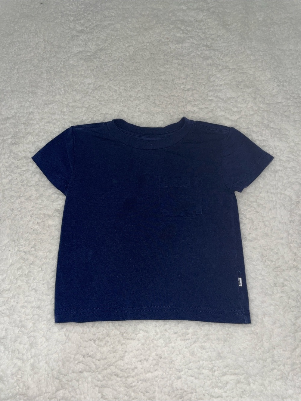 Little Sleepies Navy Short Sleeve Relaxed Pocket Tee